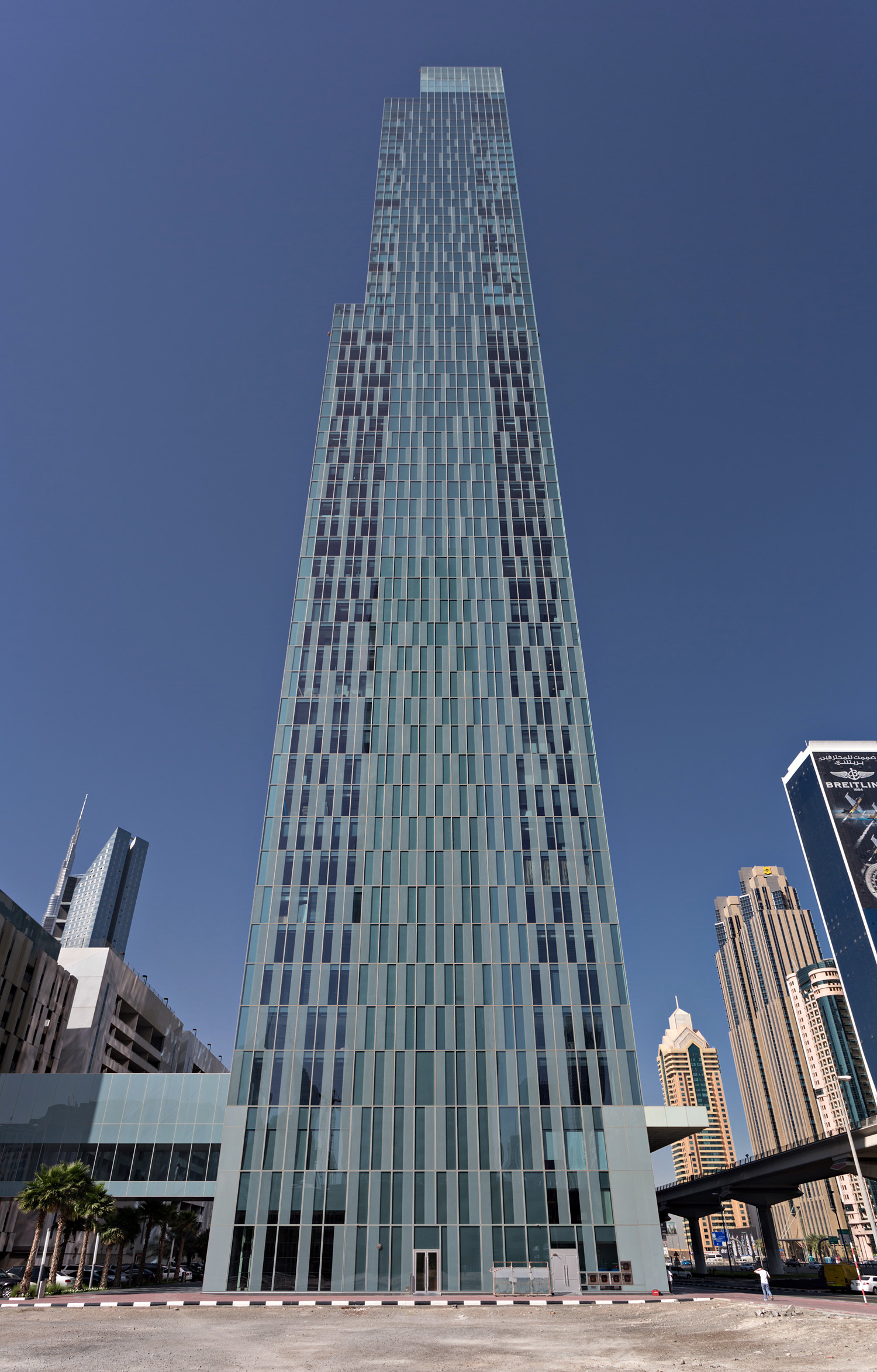 Rolex Tower, Dubai - View from the northeast. © Mathias Beinling